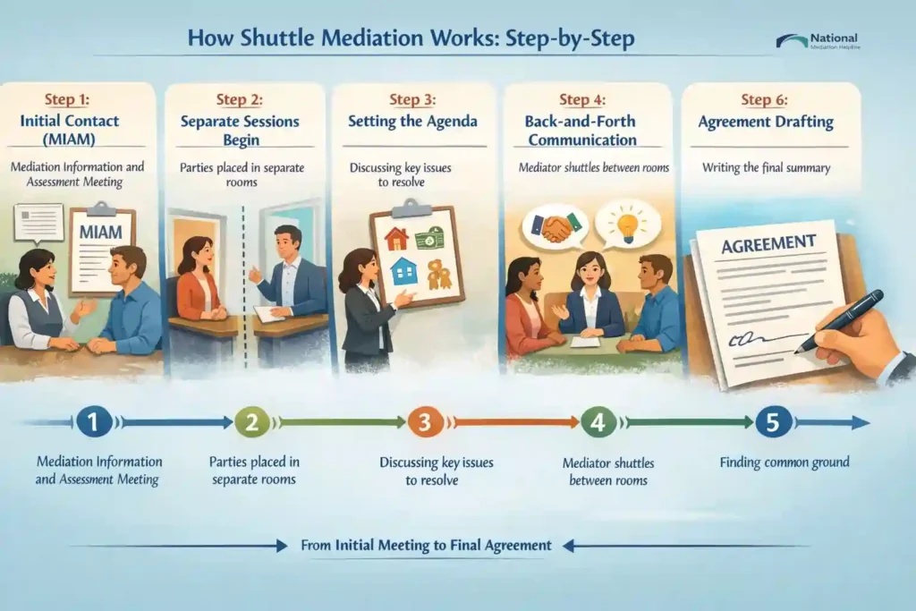 How Shuttle Mediation Works: Step-by-Step Greater London