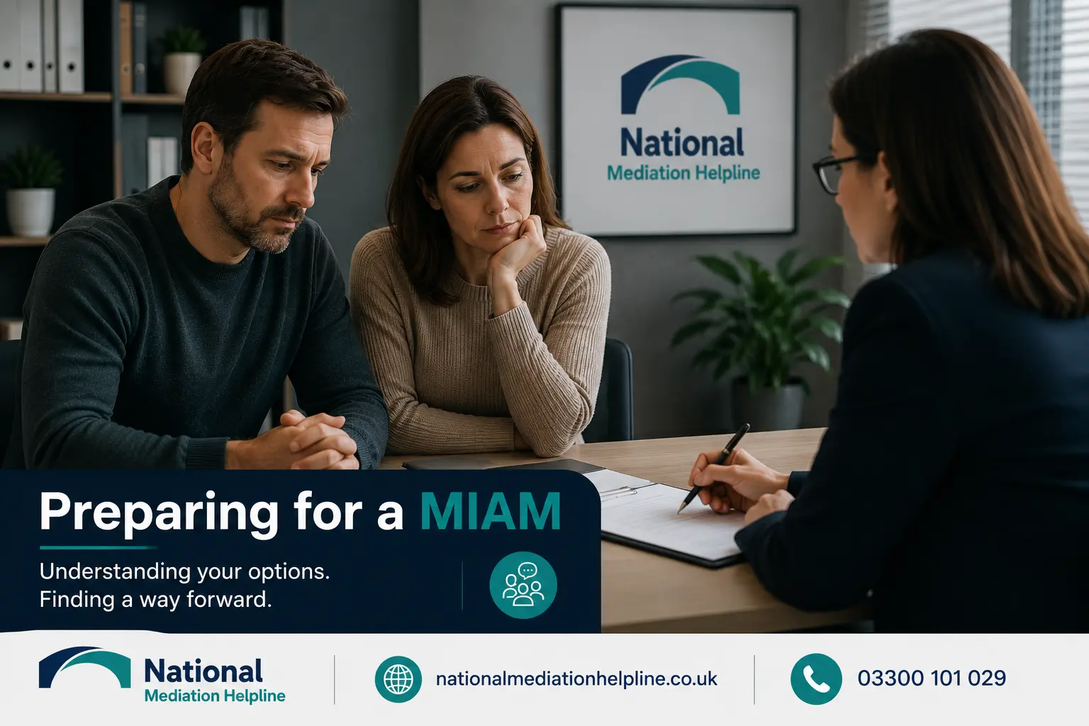 How to prepare for a miam in Greater London Preparing for a MIAM. An image explaining how to prepare yourself emotionally and rationally for the first miam appointment 