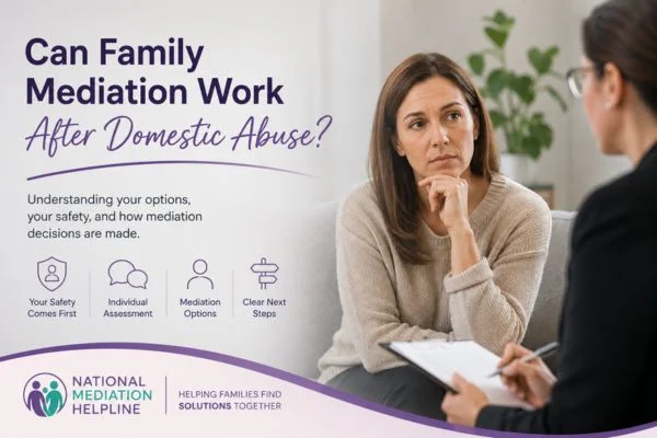 Can Family Mediation Greater London Work After Domestic Abuse?